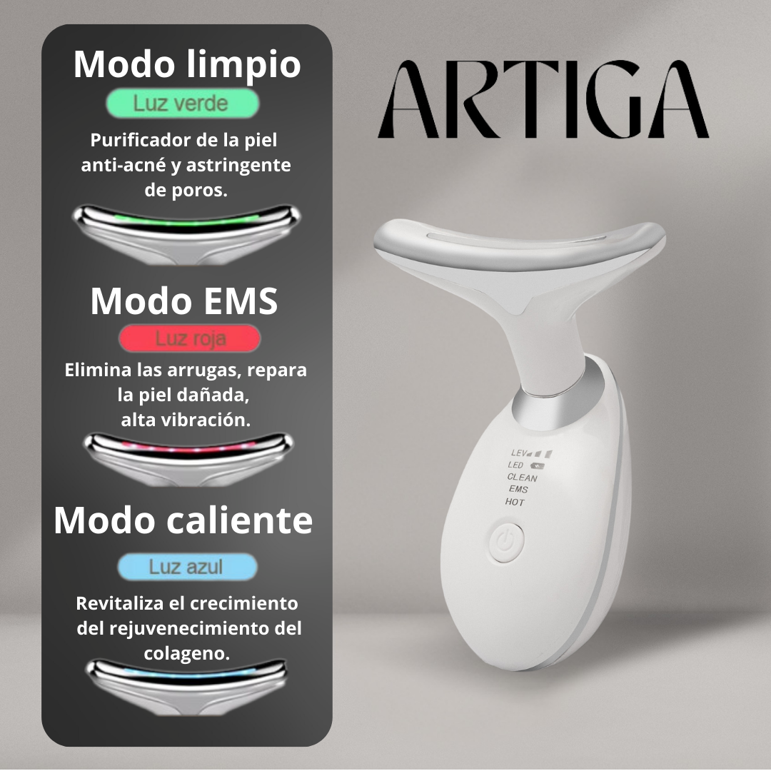 MASAJEADOR FACIAL + SERUM ANTI-OJERAS + SERUM EXTRACTO DE UVA