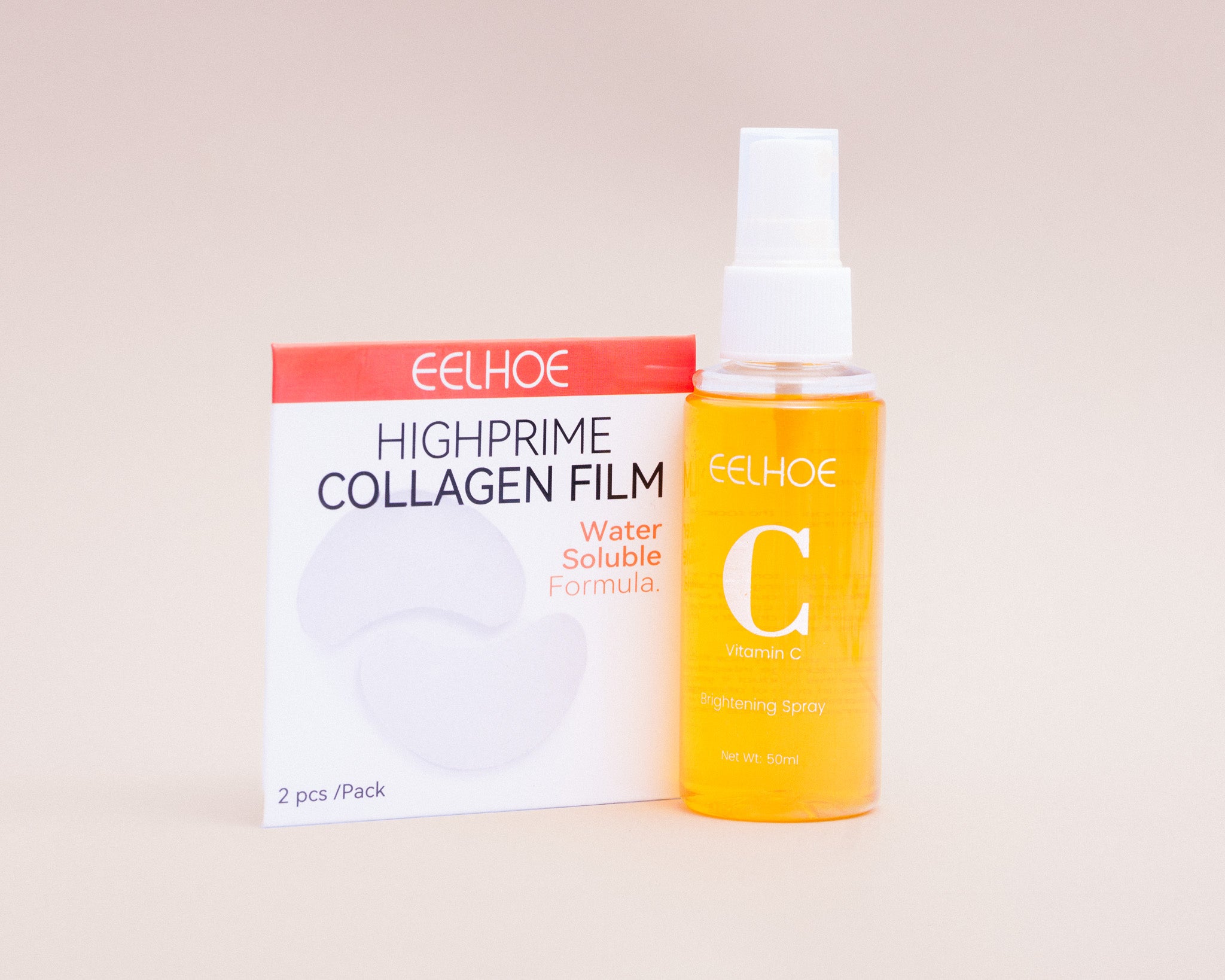 Set de almohadilla y gel hidratante de colágeno